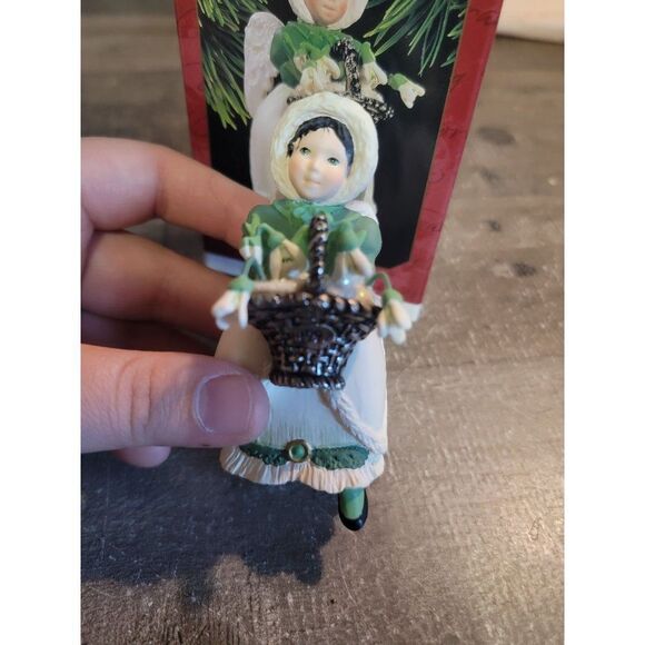 Hallmark 1997 Snowdrop Angel the language of flowers ornament Xmas - Picture 1 of 5